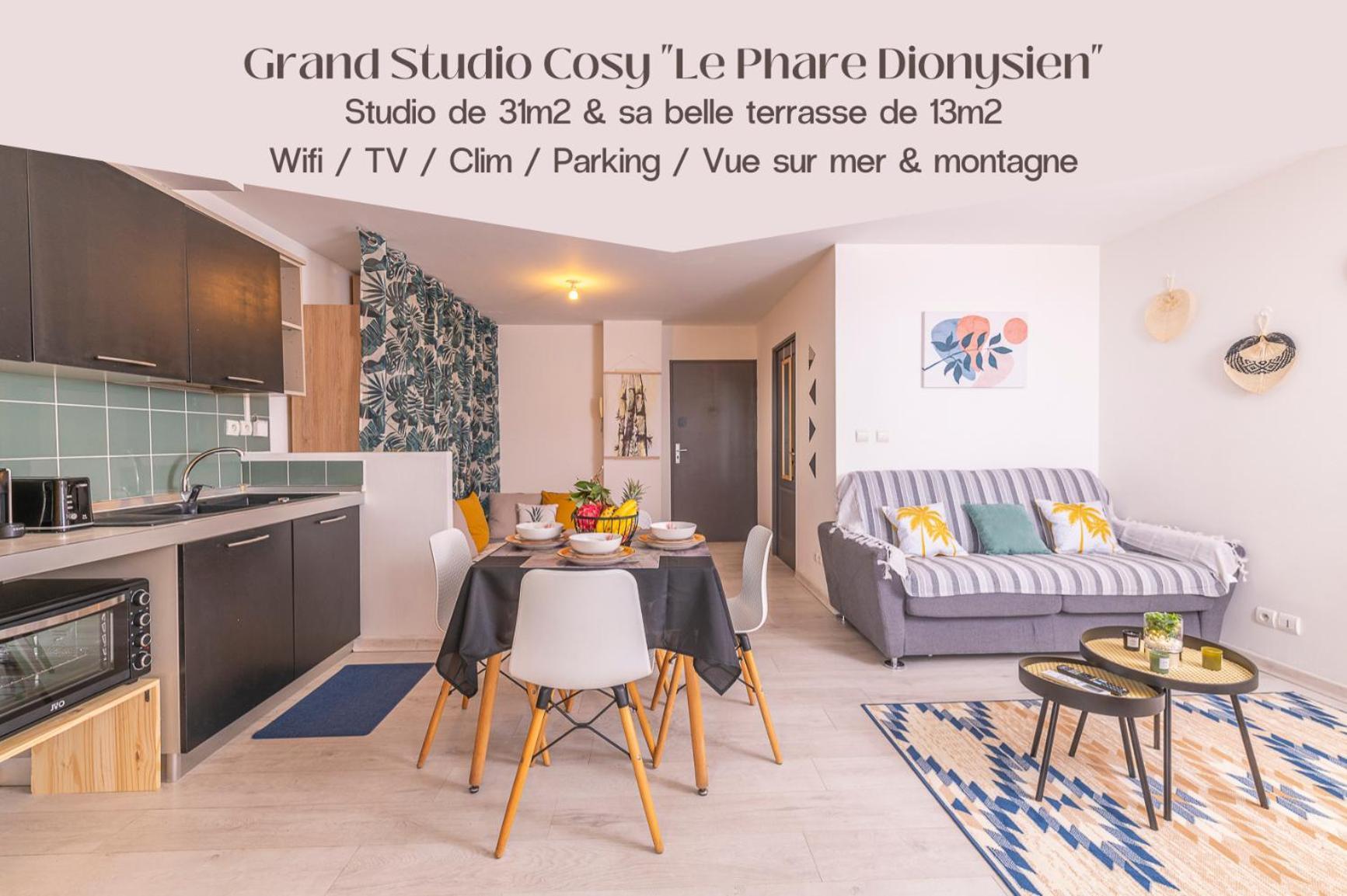 Grand Studio Cosy Le Phare Dionysien - Residence Le Phoenix Сен-Дени Экстерьер фото